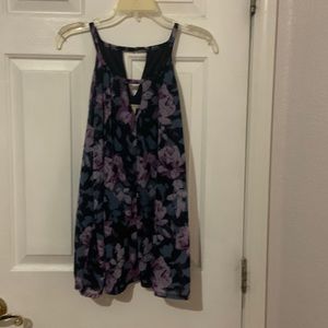 Floral tank blouse